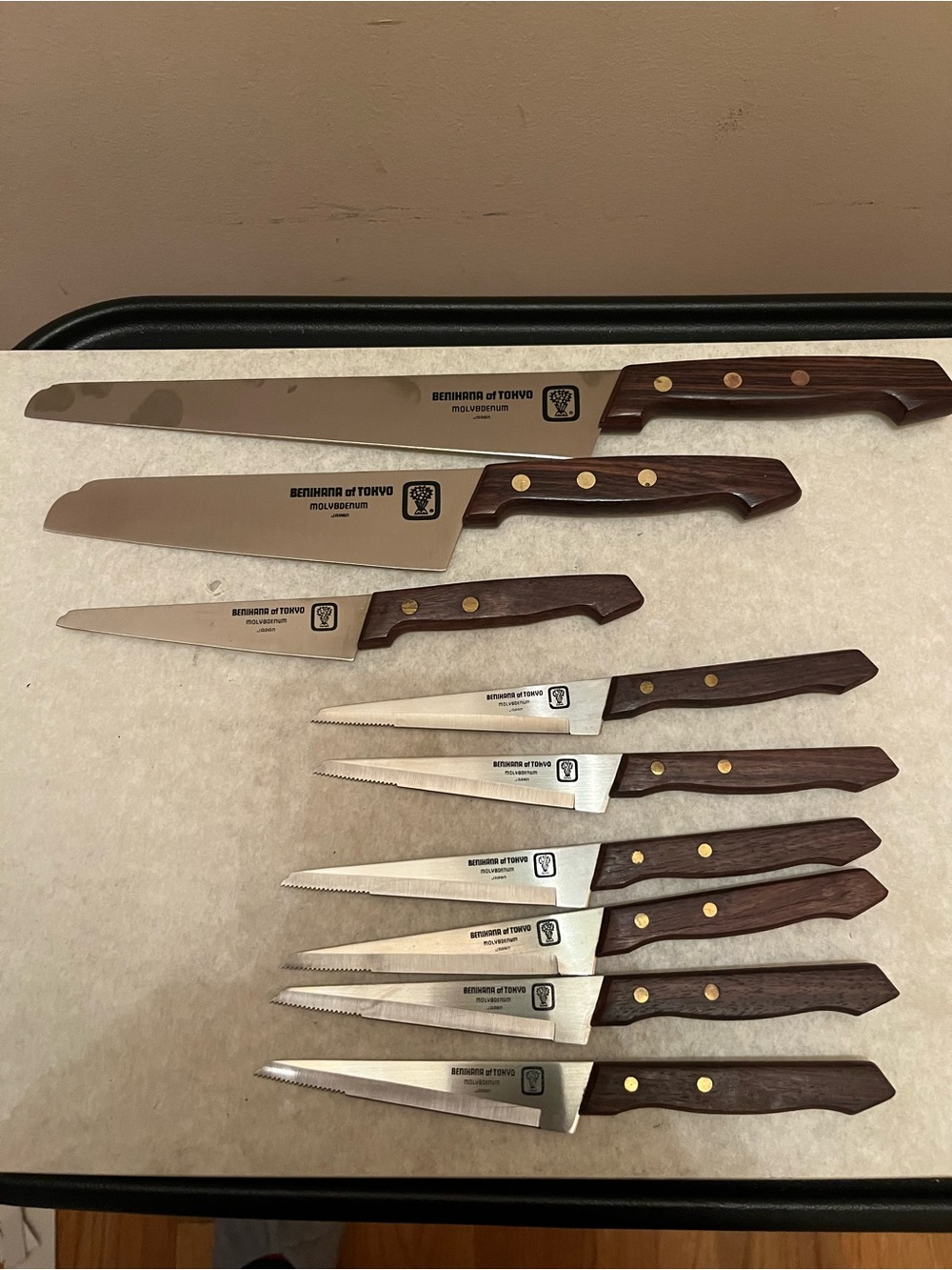 Benihana of Tokyo Molybdenum Kitchen Knife Set